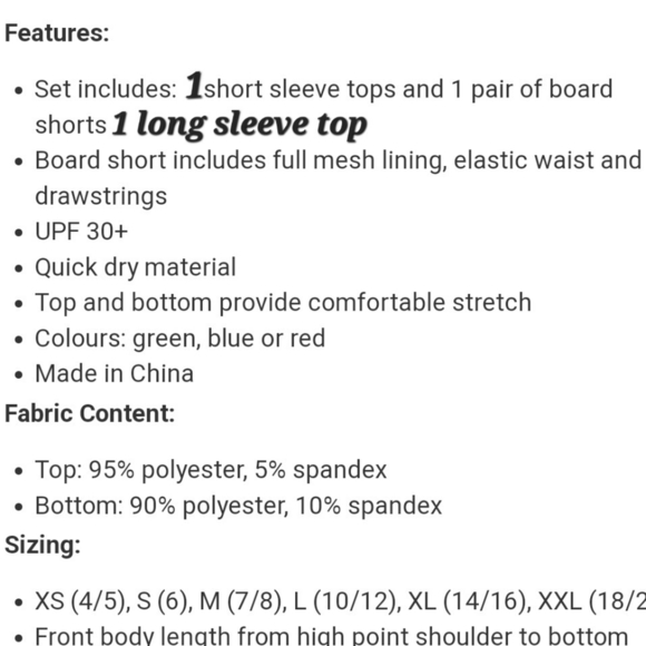 🛑 2 / $40 Sale! SPYDER 3 Piece Surf Sand Sun Swim Set Size 10/12 (M) NWT - Picture 2 of 10